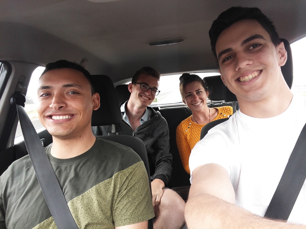 Pris en autostop par deux américains rencontrés sur l'île de Terceira