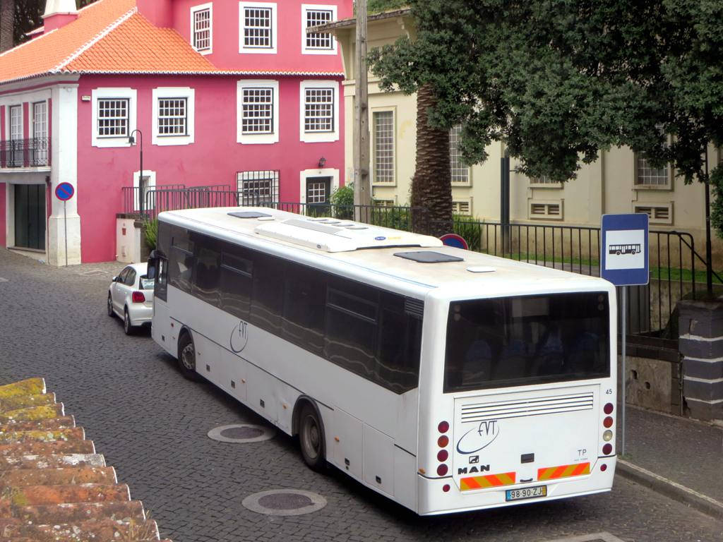 Bus de la compagnie EVT sur l'île de Terceira